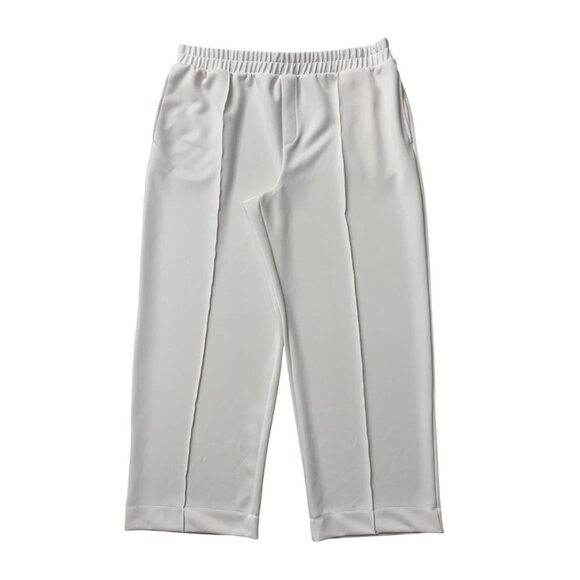 A New Day Womens Cream Pull-On Track Pants Elastic Waist Straight Leg Size XXL - Picture 4 of 8